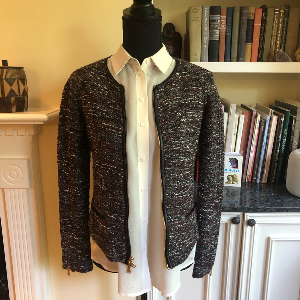 Club Monaco Wool Sweater Jacket